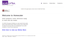 Tablet Screenshot of homecater.co.nz